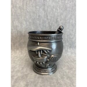 Vintage Shering 1988 Commemorative Mortar & Pestle Swiss Pharmacies Perscription